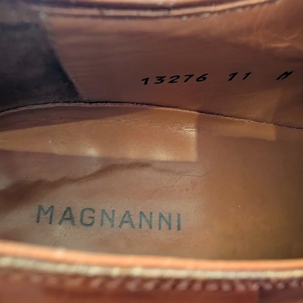 Magnanni Brown Dress Shoes Size 11